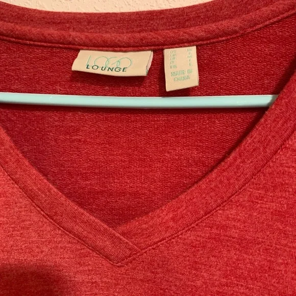 GUC Logo Lounge Size Medium Pink/Burnt Orange Shirt - Picture 9 of 9